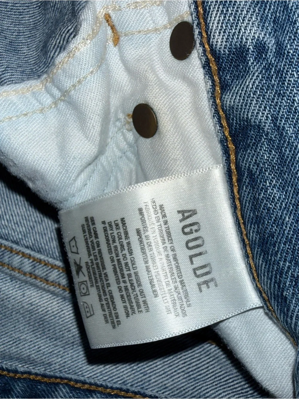 Agolde high rise